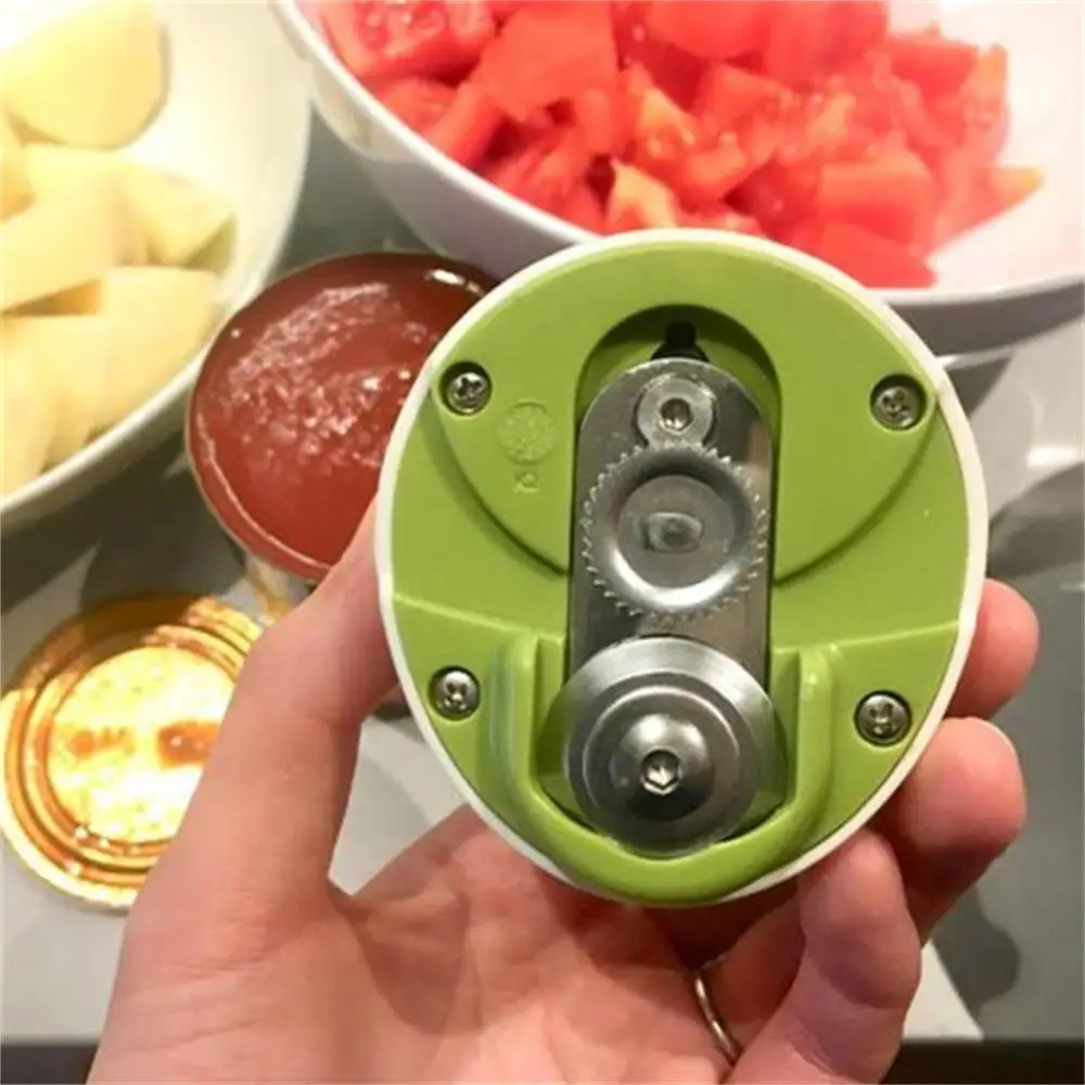 

Portable Manual Can Opener Kitchen Tools COMPACT MINI Beer Can Opener Kitchen Gadgets Easy To Rotate Safe Can Opener