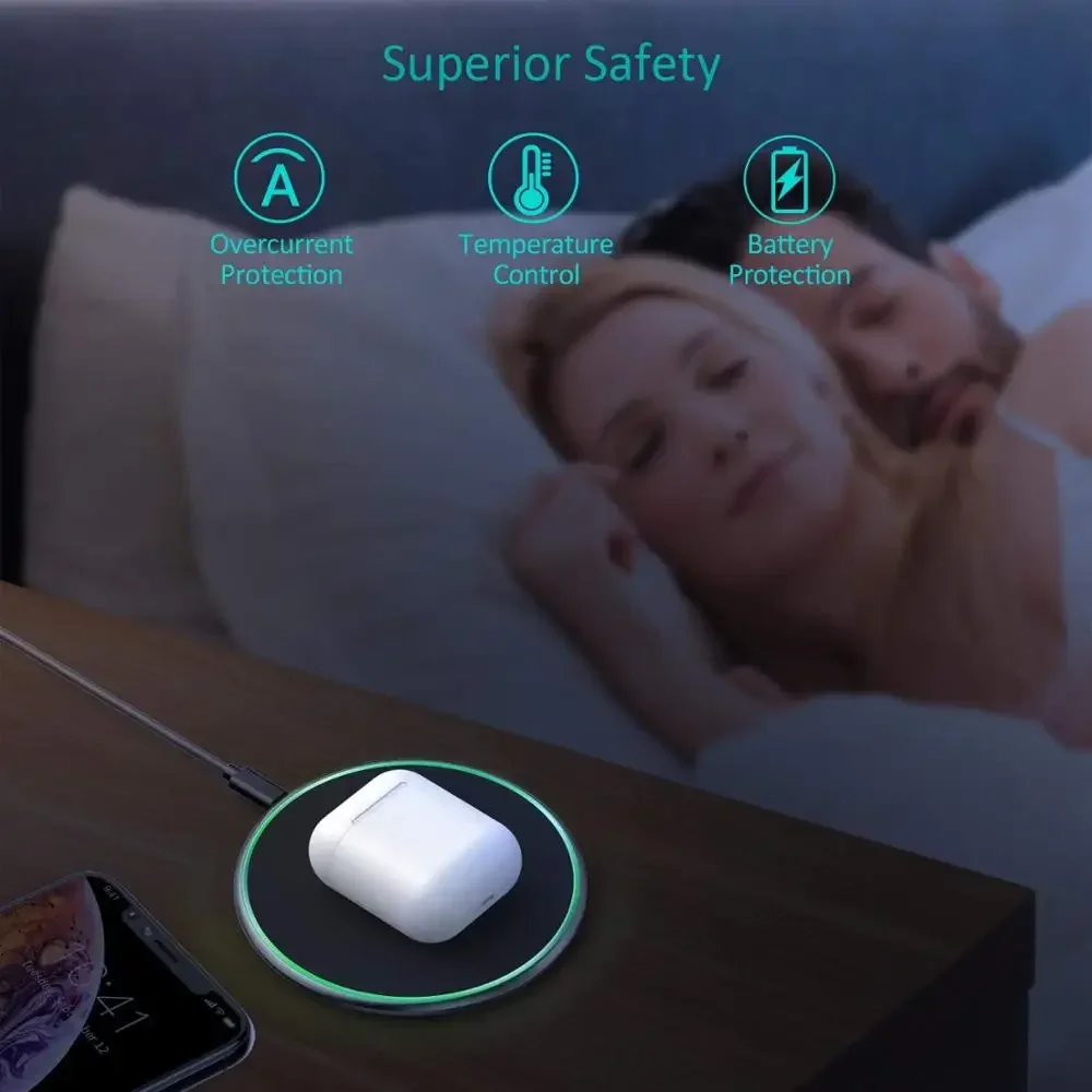 Беспроводное зарядное устройство 65 Вт, коврик типа C для iPhone 15 14 13 12 11 Airpods Samsung S22 S21 S23, быстрая Беспроводная зарядная док-станция (art.: 3920c3c0804d2) - 3920c3c0804d2