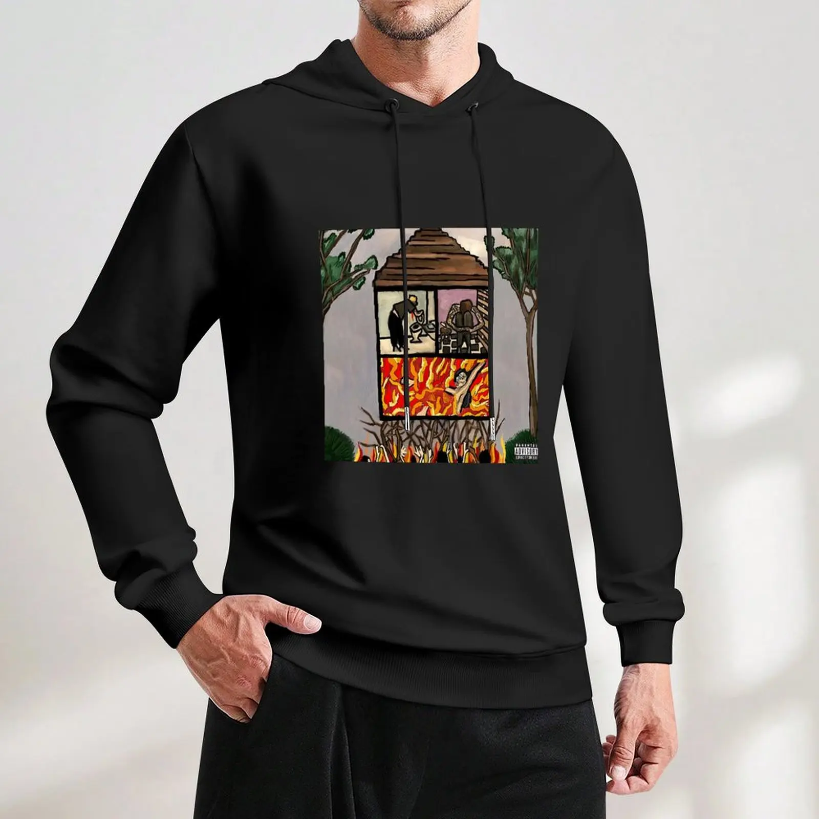 Effets à long مس de la souffrance Essentiel Пуловер с капюшоном уличная мужская одежда мужское