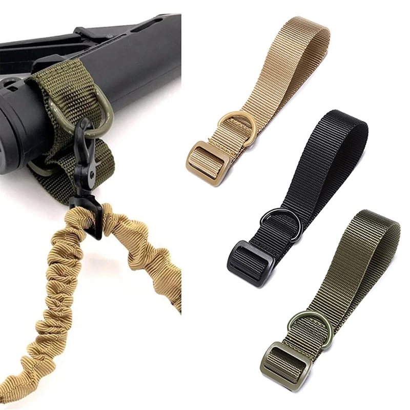 

Military Airsoft Tactical Sling Adapter Rifle Gun Rope Strapping Belt Hunting