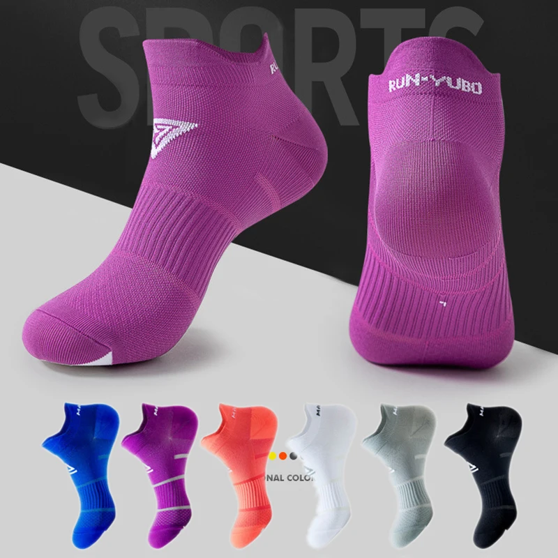 

Мужские и женские спортивные носки до щиколотки, спортивные носки для бега и велоспорта, быстросохнущие Компрессионные спортивные носки для фитнеса