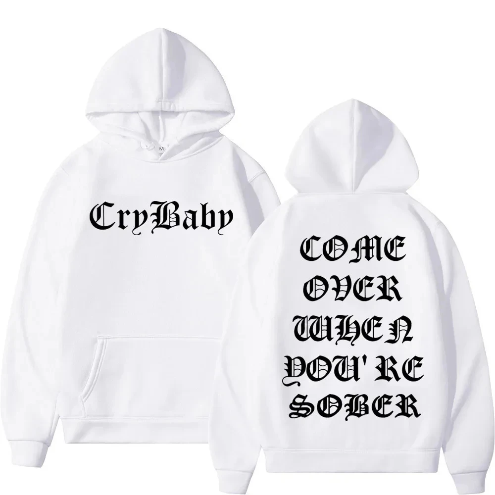

Sweatshirts Autumn Street Fashion Hoodies Men Women Trend Hip Hop Hoode Rapper Lil Peep Come Over When You're Sober Tour Hoodie