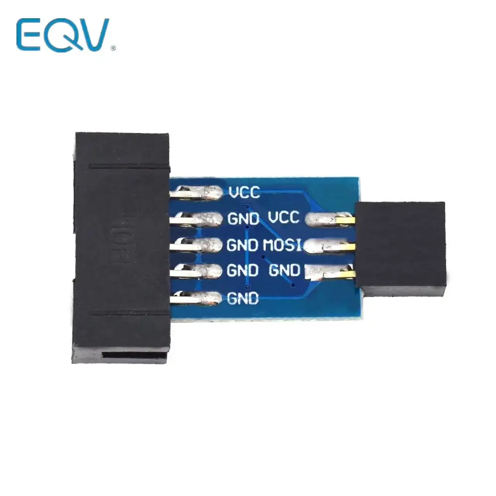 

10-контактная 6-контактная плата адаптера для AVRISP MKII USBASP STK500 высокого качества