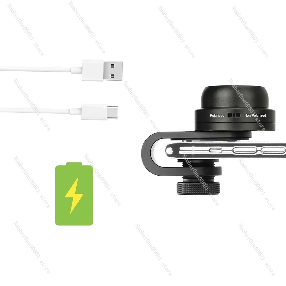 Медицинский микроскоп поляризованный светодиодный светильник дерматоскоп