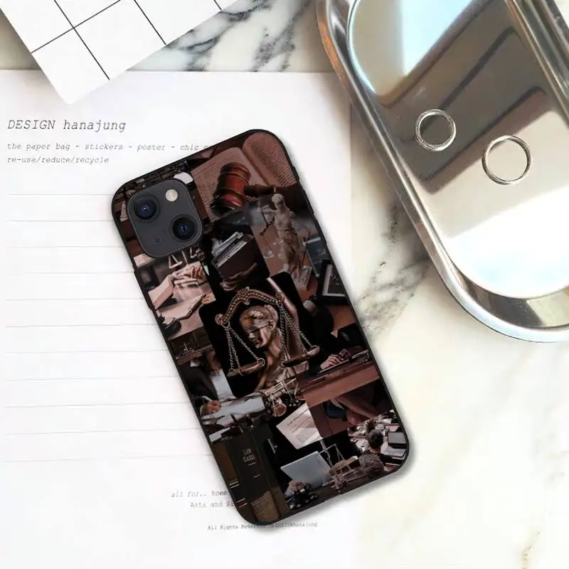 Чехол для телефона в стиле судьи iPhone 11 12 Mini 13 Pro XS Max X 8 7 6s Plus 5 SE XR | Чехлы