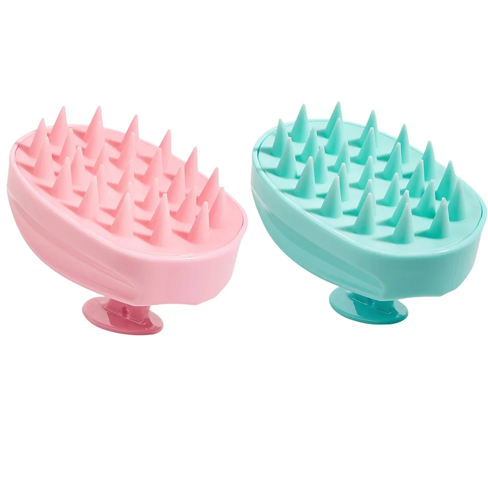 

Silicone Shampoo Scalp Hair Massager Shampoo Massage Comb Bath Massage Brush Scalp Massager Hair Shower Brush Comb Care Tool