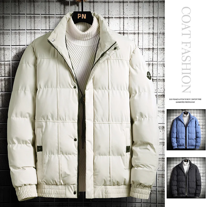 

2022 Winter Warm Running Jacket Coat Black Duck Down Parka Thick High Quality Overcoat Fashion Windproof Jacket Men Sweatshirt