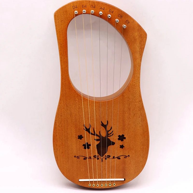 Kids Harp Music Instrument Toy Gifts Wood Design Miniature Authentic Lyre Harp Special Music Tool Intrumentos Musicais Gifts