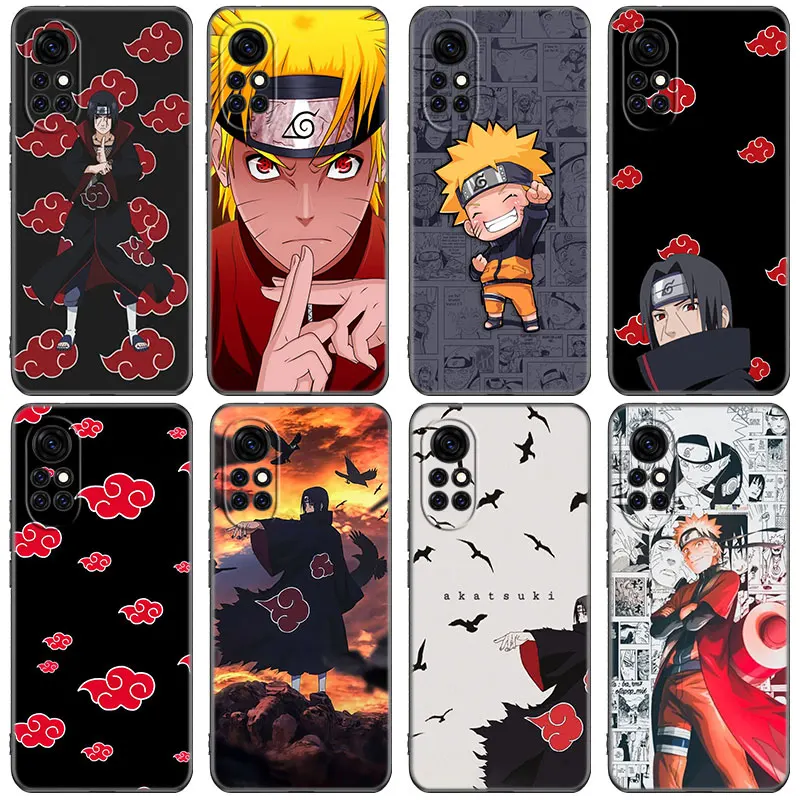 Чехол для телефона с аниме Наруто Итачи Учиха Huawei Honor 60 50 Mate 40 30 20 10 Lite Nova 9 8 Pro 7 SE Y60