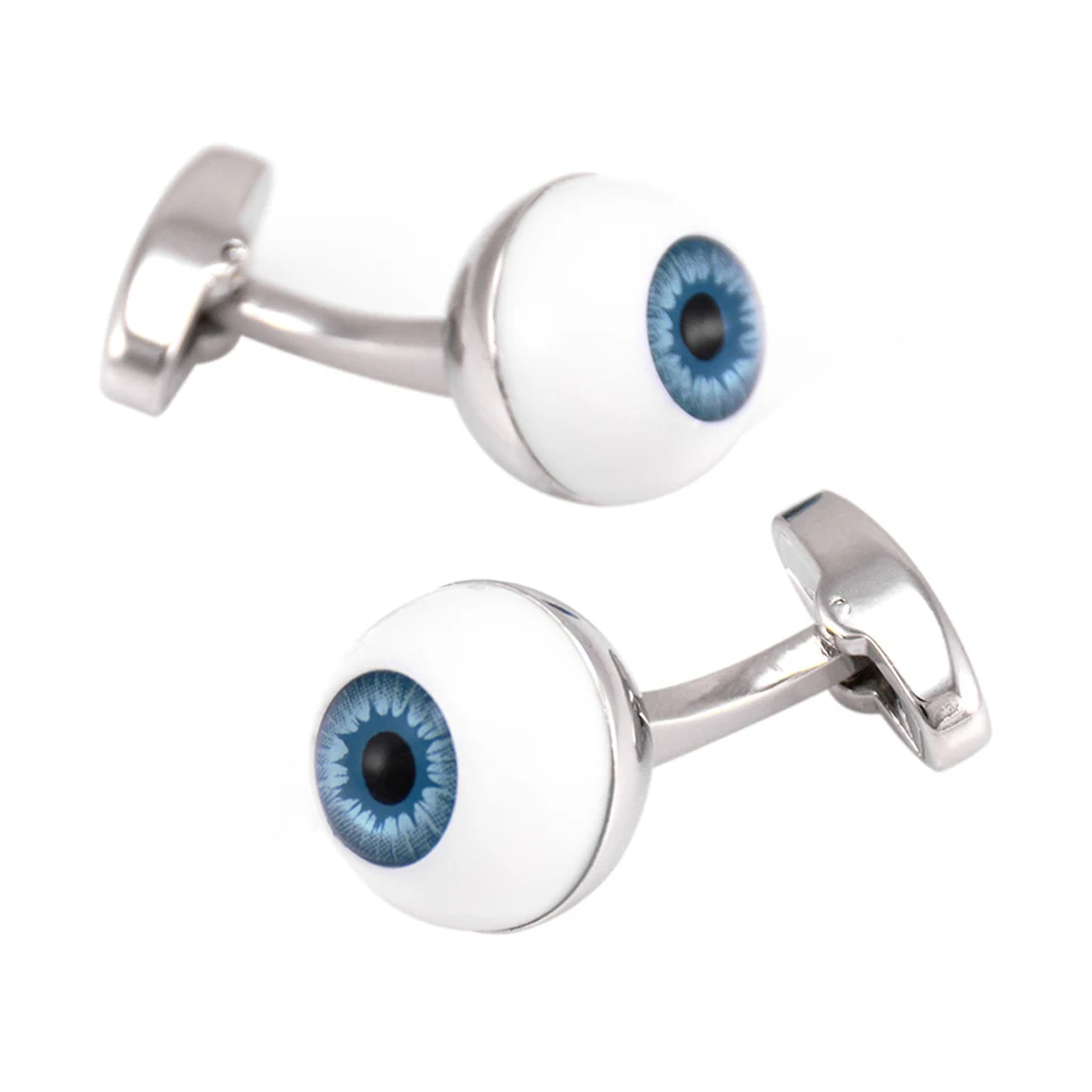 Забавные запонки NVT с глазным яблоком для мужчин подарок вечерние бесплатной