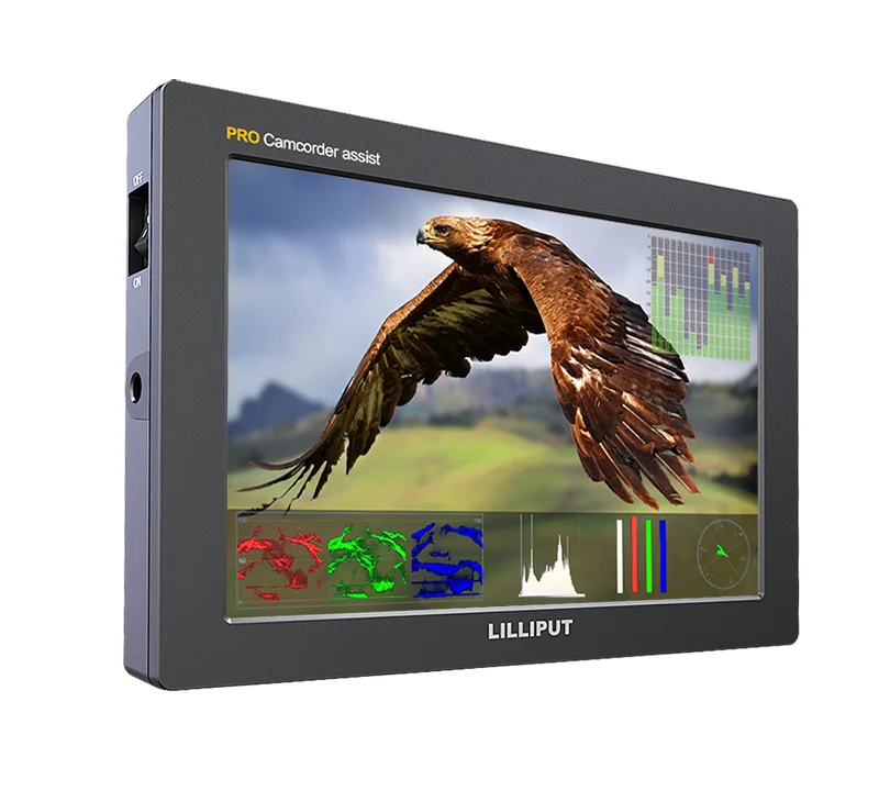 

Lilliput Q7 Pro 7 inch IPS Full HD SDI 3D LUT Waveform Monitor Support SDI And HDMI Signal Cross Conversion