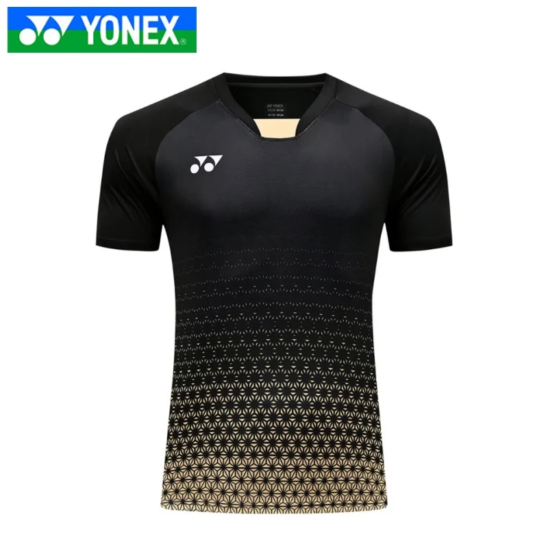 Шорты Yonex 24SS мужские с коротким рукавом Воздухопроницаемые быстросохнущие топы