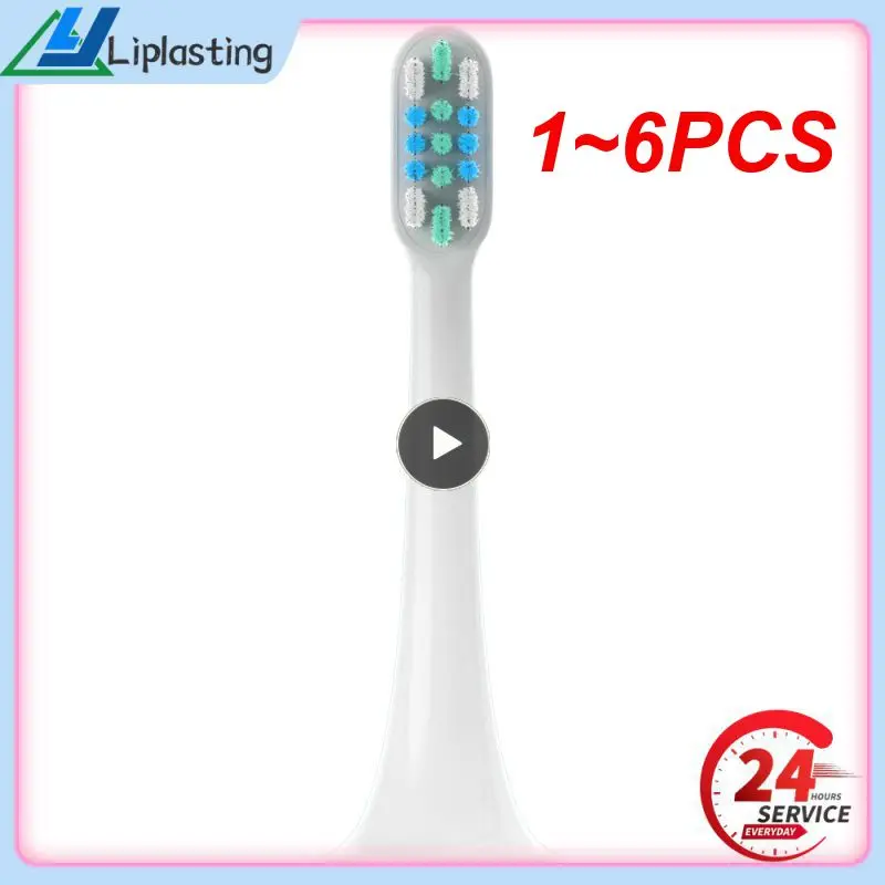 

1~6PCS Replacement Brush Heads For T300/T500/T700 Sonic Electric Tooth Soft Bristle Caps Vacuum Package Nozzles