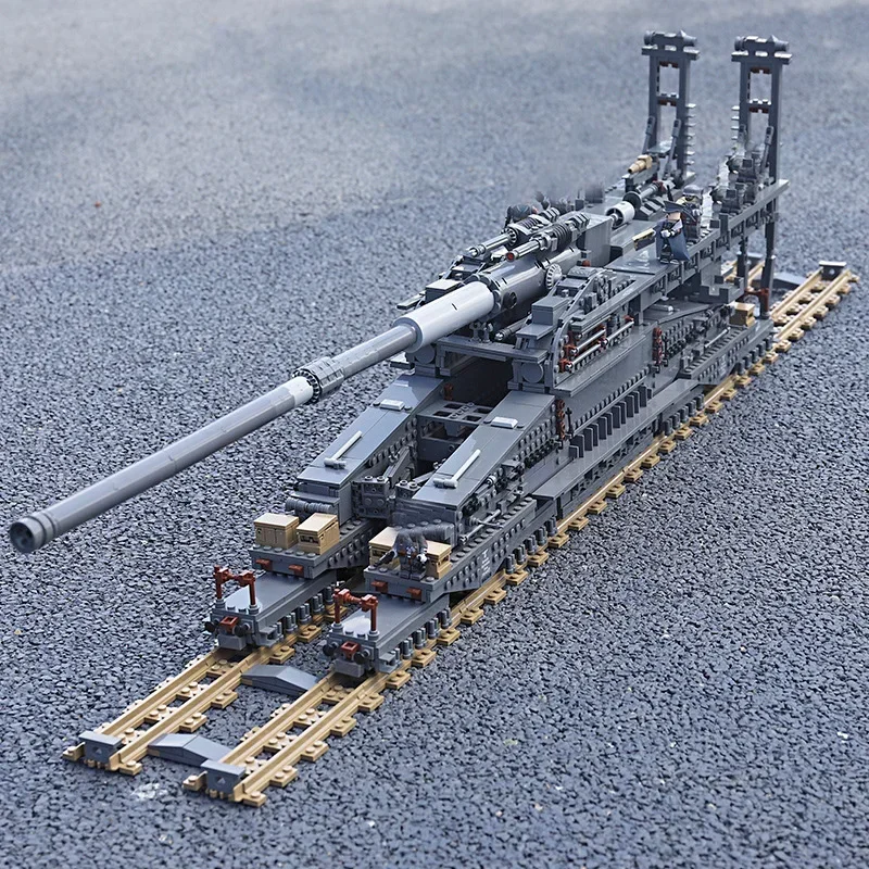 KY10005 ww2 German Gustav Heavy Artillery 3 трансформированный поезд Дора пушка советский TM3-12