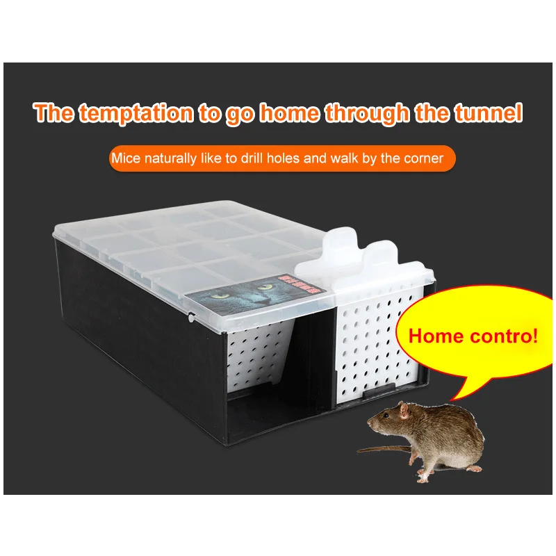 

Continuous Mousetrap Plastic Kitchen Mouse Cage Trap Catcher Non-toxic Pest Control Mouse Killer Rat Traps