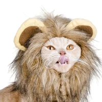 cats costume cute lion wig cat wig pet small dog lion mane wig cap hat for cat dogs fancy animal costume kittens cosplay toys