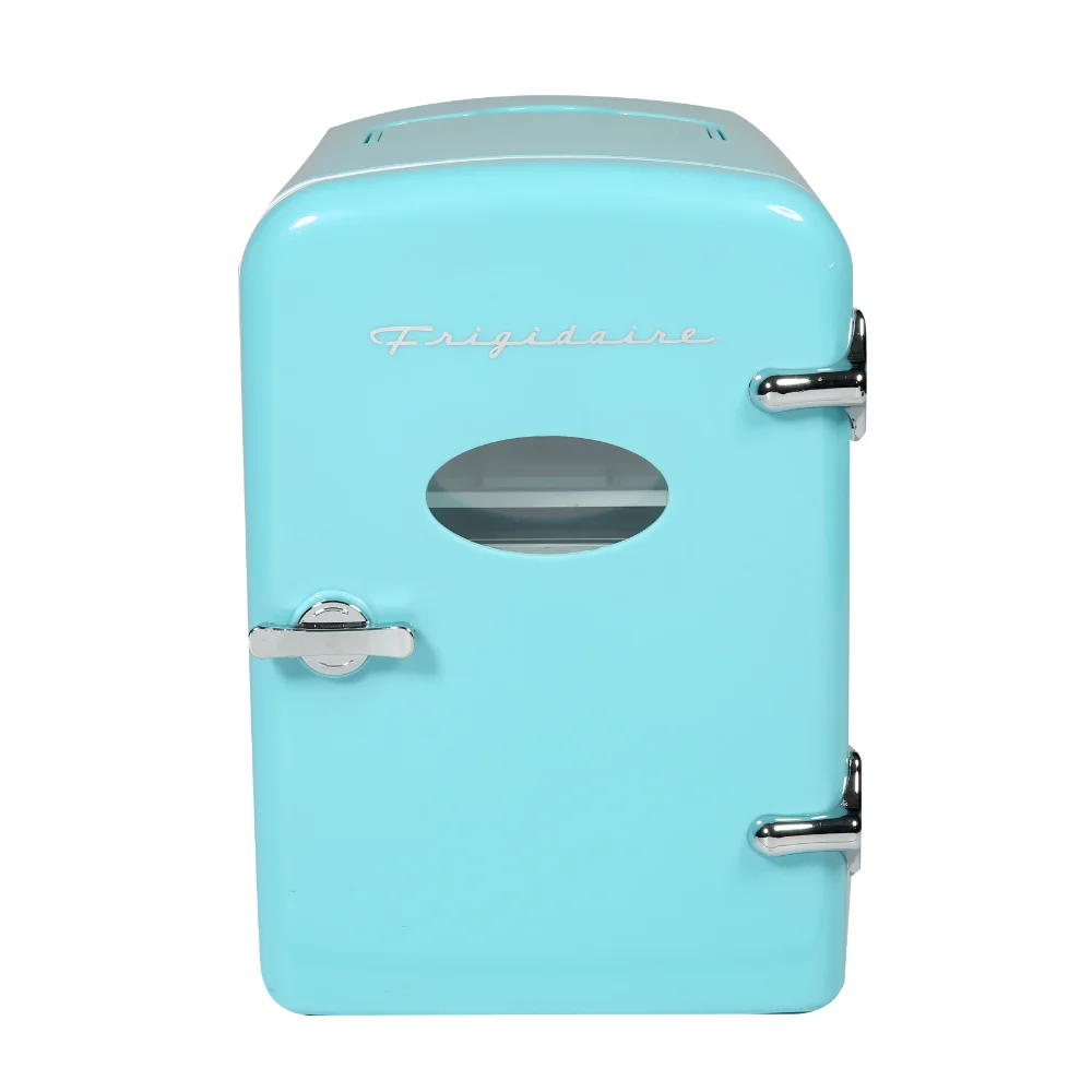 Portable Retro Extra Large 9-can Capacity Mini Cooler, Efmis175, Blue