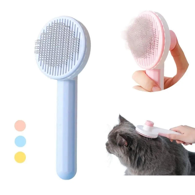 

Cat Brush Pet Hair Remover Cat Comb Dog Hair Grooming Brush Removes Pet Hairs Reusable Sofa Cleaning Brush Furniture For Pets