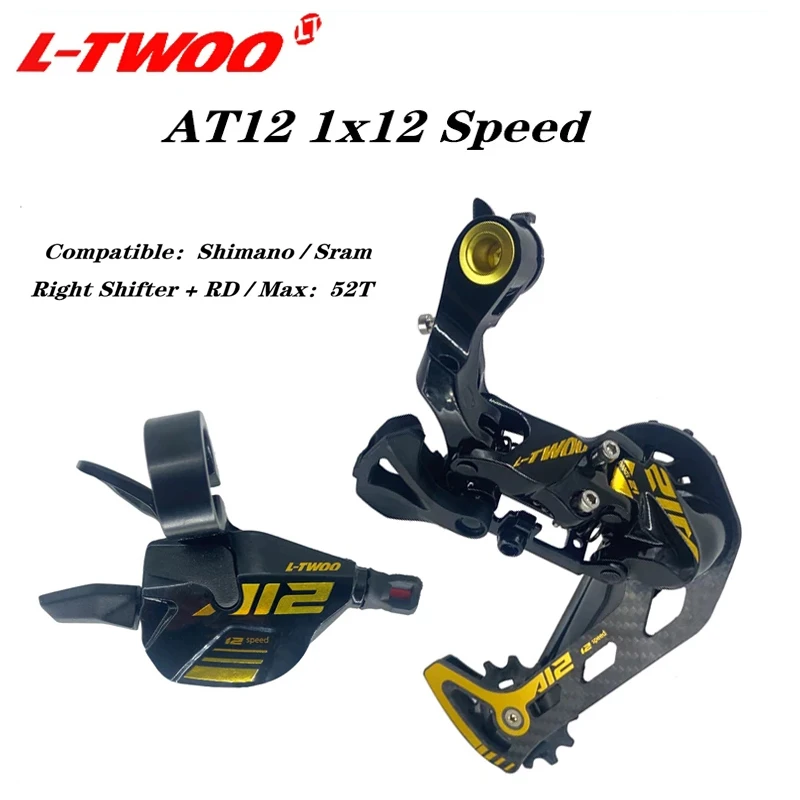 

LTWOO Bike AT12 Carbon MTB Bicycle 1x12S 12V 12 Speed Groupset Shift Lever and Rear Derailleur Shimano M6100 M7100 M8100 M9100