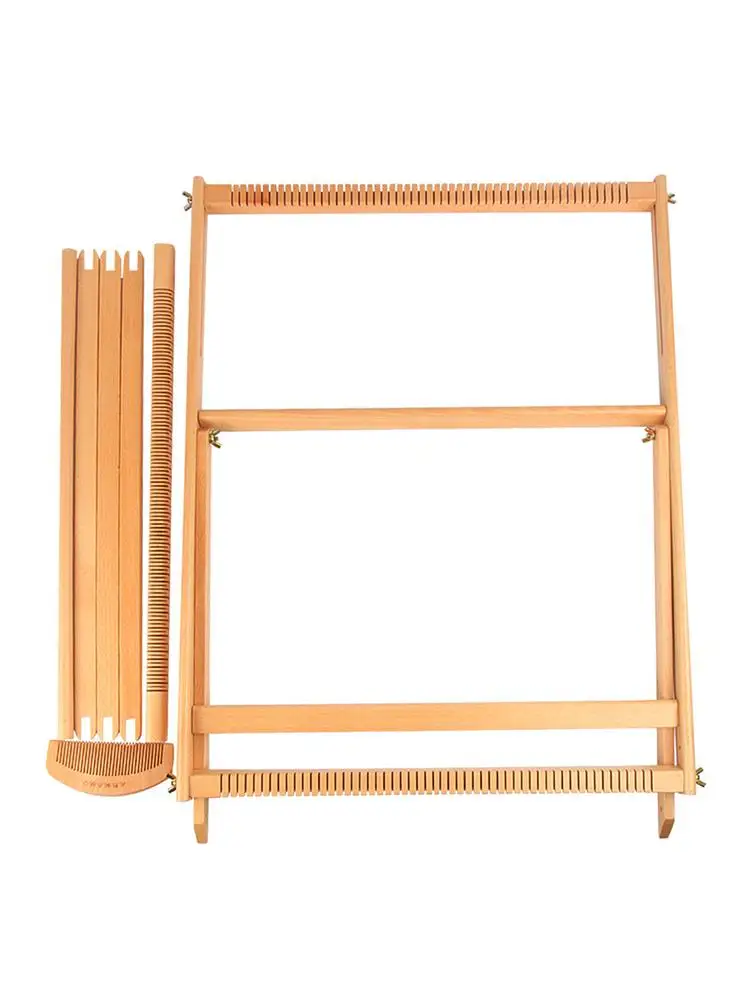 Weaving Frame For Adults | Durable Weaving Machine With Stand | Wooden Multi-Craft Weaving Textile S