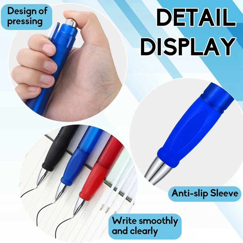 Большие шариковые ручки Jumbo Pen с наполнителем 6 шт.