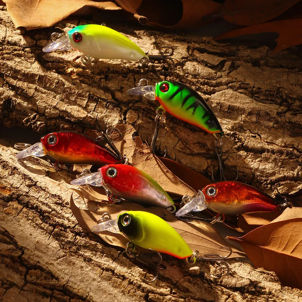 

460PCS 4.5cm 4.2g Crankbait Fishing Lure Artificial Crank Hard Bait Topwater Minnow Fishing Wobblers Japan Fish Lures