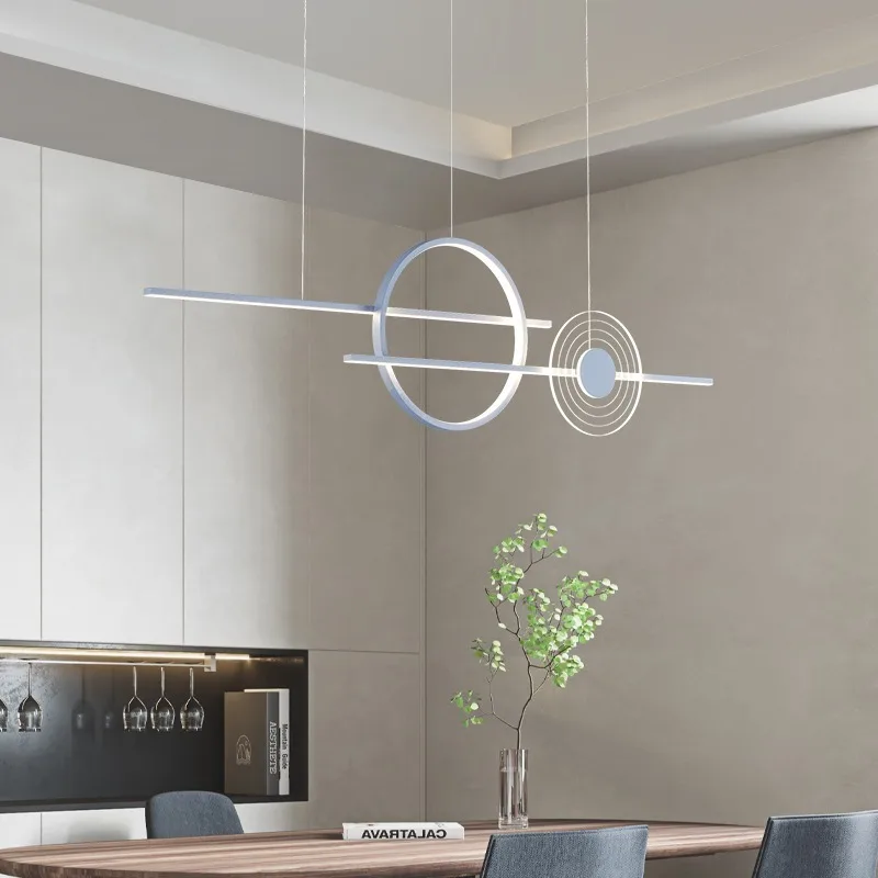 

Chandeliers Lights New Modern Minimalist Round LED For Grand Bedroom Living Dinning Room Loft Cloakroom Home Creative Lamp Decor