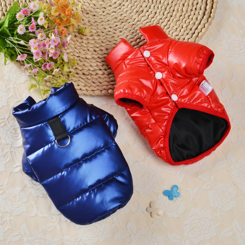 

Dropshipping Pet Jacket Padded Small Medium Size Autumn Outerwear Luxury Fashion Coat Clothes For Dogs Winter