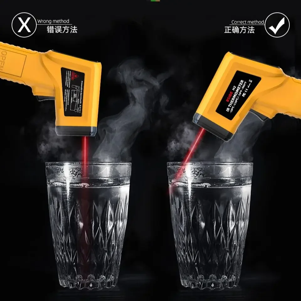 BSIDE новый инфракрасный термометр -50~530 ° C 12:1 Цифровой ЖК-термометр Бесконтактный