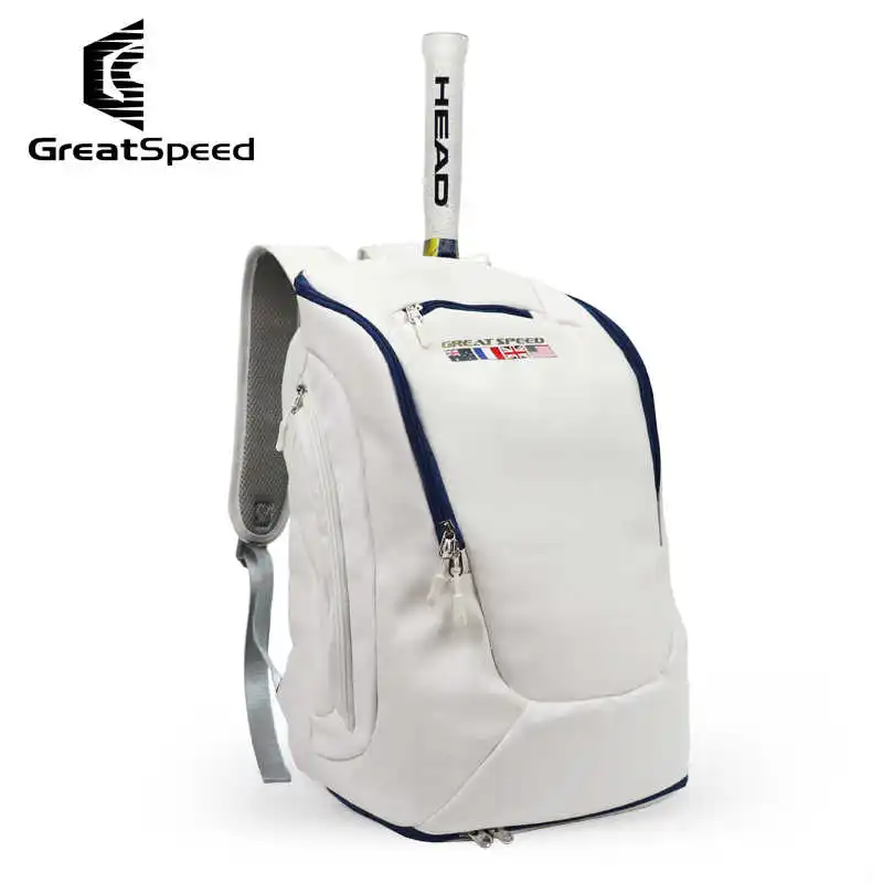 Теннисная сумка GreatSpeed рюкзак для бадминтона отдельное отделение обуви мужчин и