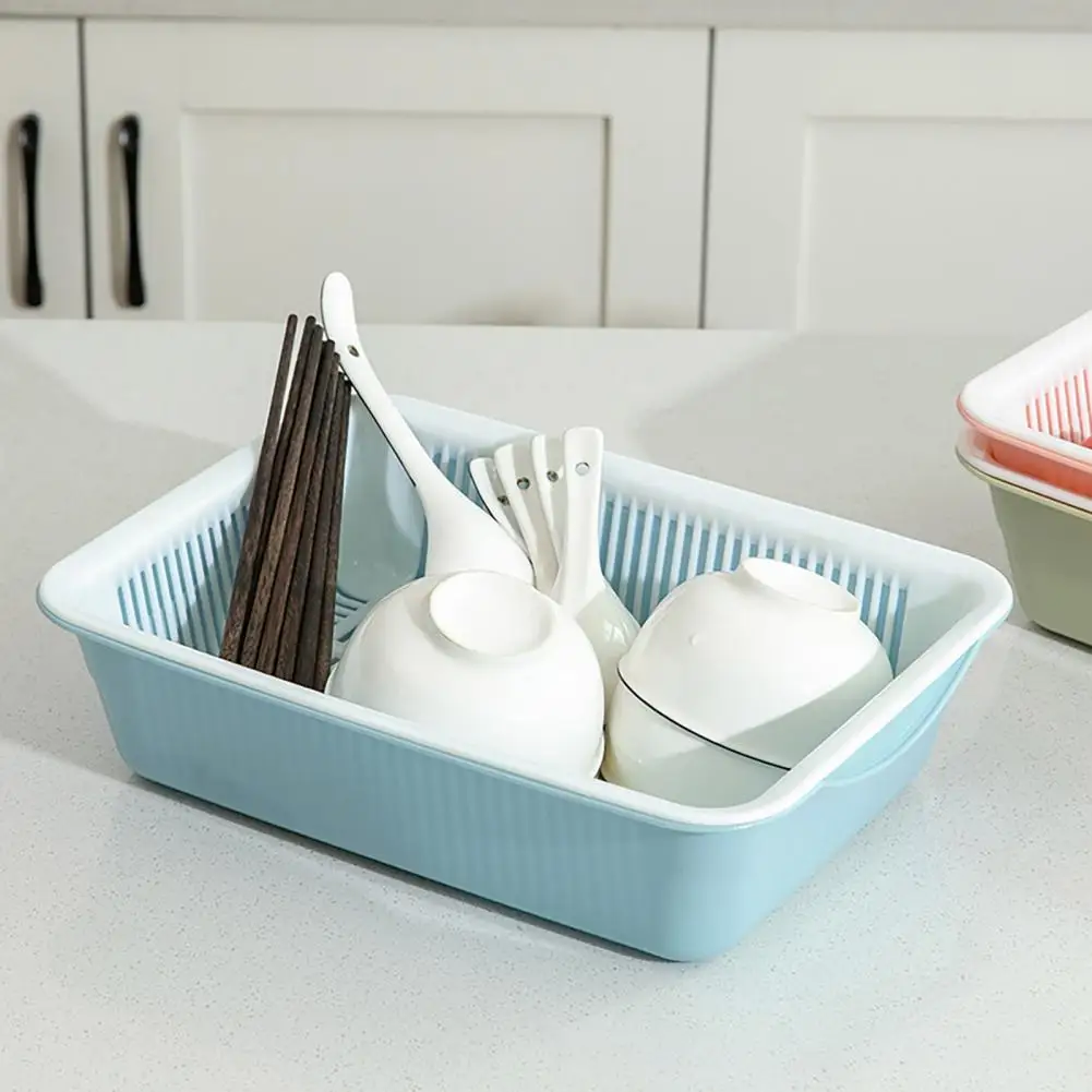 Дренажная корзина двойного назначения многофункциональный двухслойный