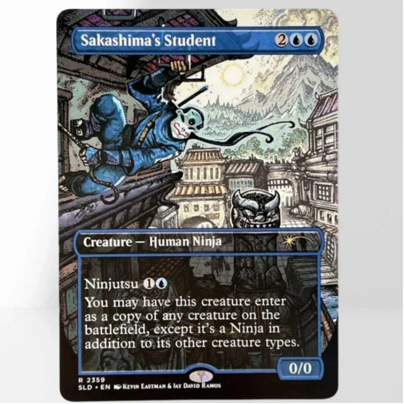 Фото SLD HOLO46-40-2 TCG Magic: The Gathering Dark Ritual Астарион, Декадентская Джеска, Трижды Возрожденная, немецкий черный картон №4