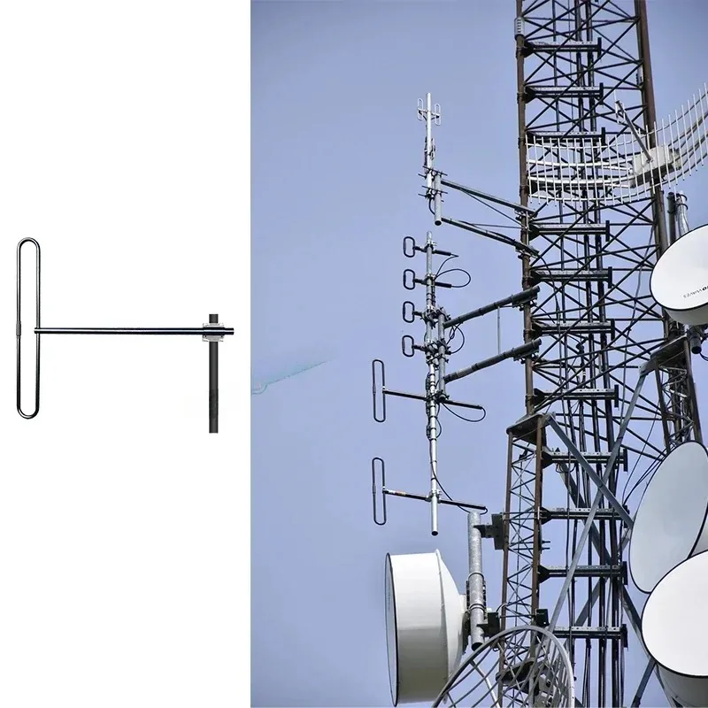Фото Складная дипольная антенна VHF 136–144 МГц UHF 400–470 МГц Направленная базовая станция Антенна Антенна Yagi №1