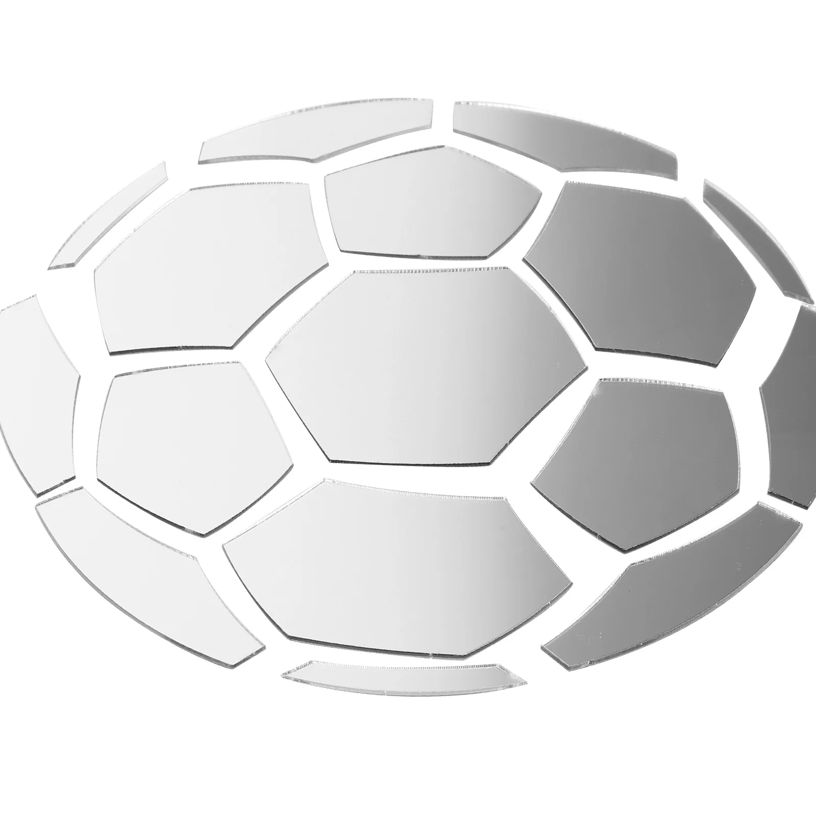 

Soccer Mirror Wall Sticker Acrylic Wall Decal Self Adhesive Wall Decor Sticker for Bedroom