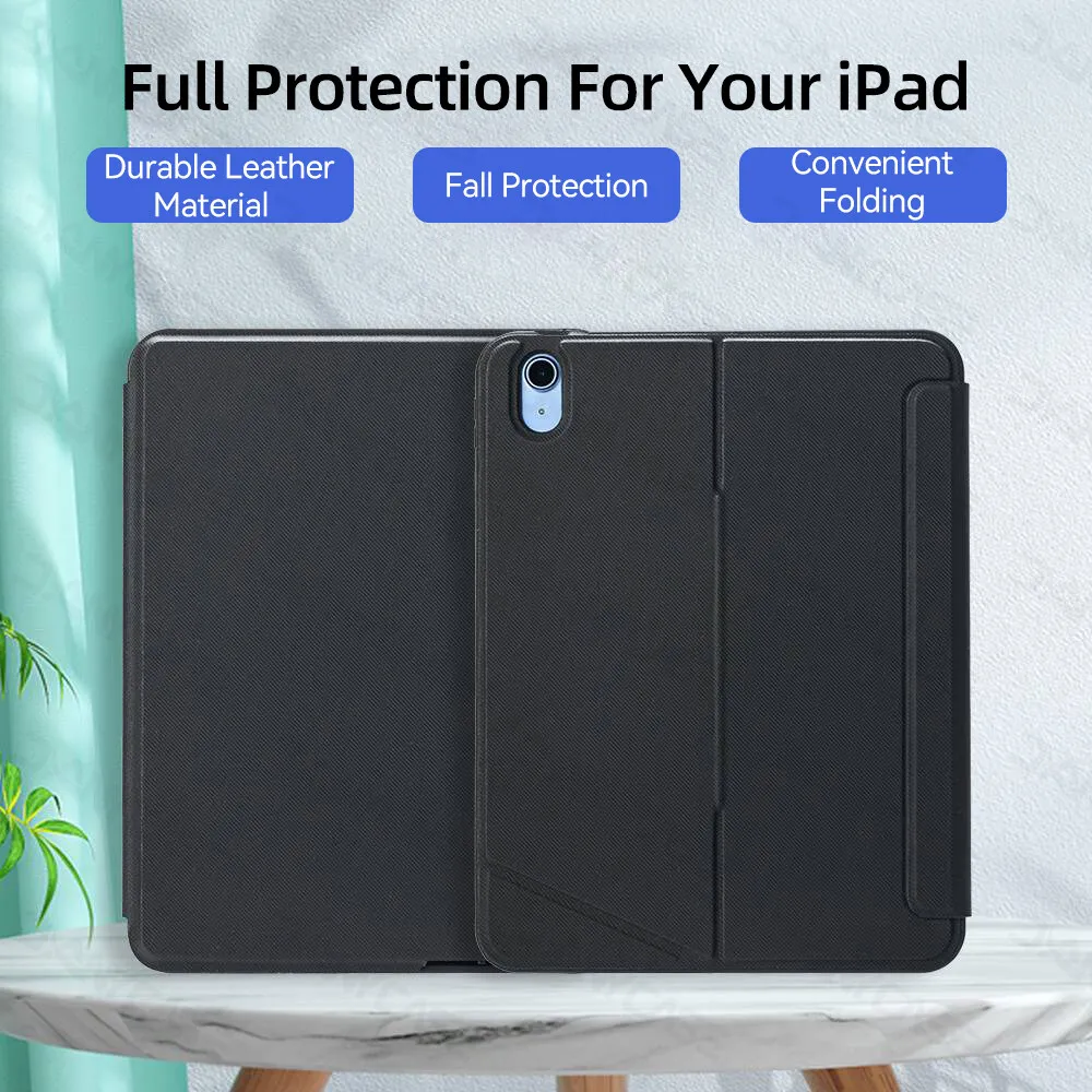 Фото Волшебная клавиатура HANSONG для iPad Air 11/13 M2 2024 Pro 11/13 M4 для Air 4/5 10,9 10th 7/8/9th 10,2 Pro 11 12,9 Mini 6, чехол для телефона №4
