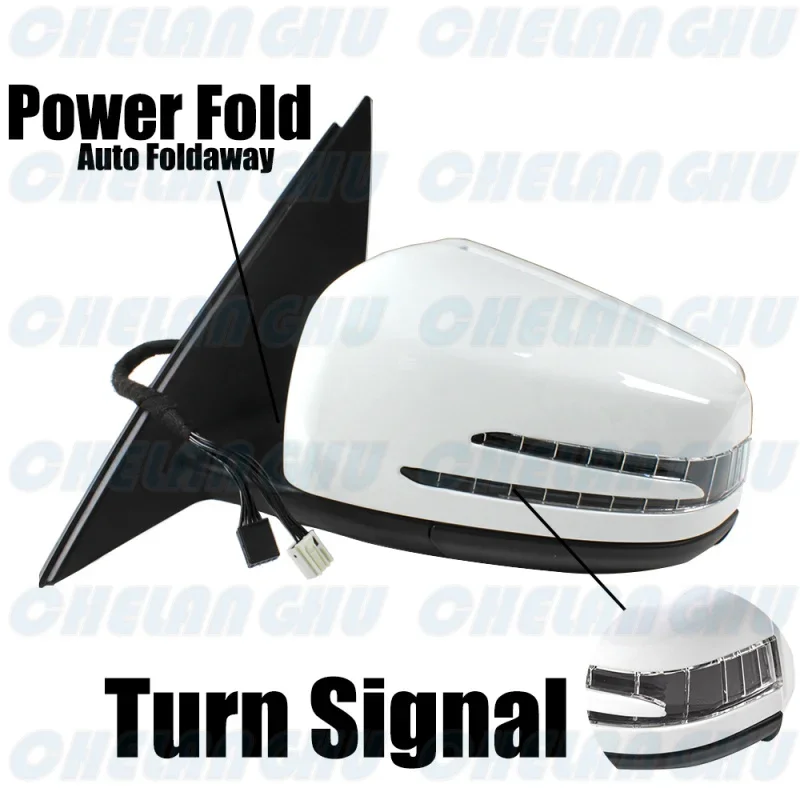 Для Benz W204 C180 C200 C300 2008 2009 2010 2011 2012 2013 левая сторона 14-контактный белый окрашенный