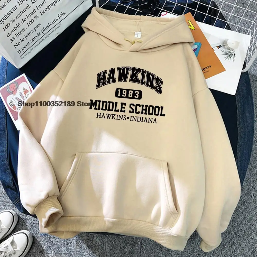 

Autumn Big Size Sportswears Hot Sale Brand Stranger Things 1983 Print Hoodie Unisex Harajuku Hoody Fashion Casual Sweatshirt