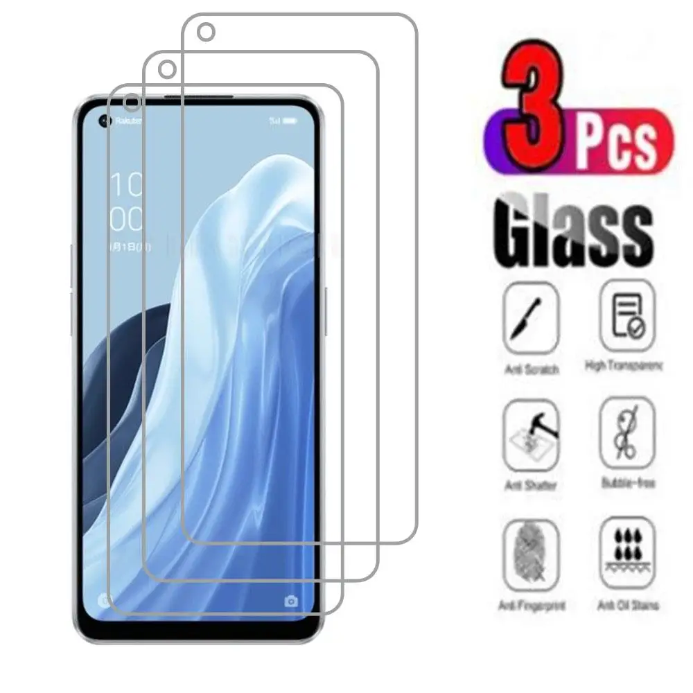 

3 шт. Оригинальное защитное закаленное стекло для OPPO Reno7 A 6,4 дюйма OPPO Reno7 A защита для экрана телефона защитная пленка