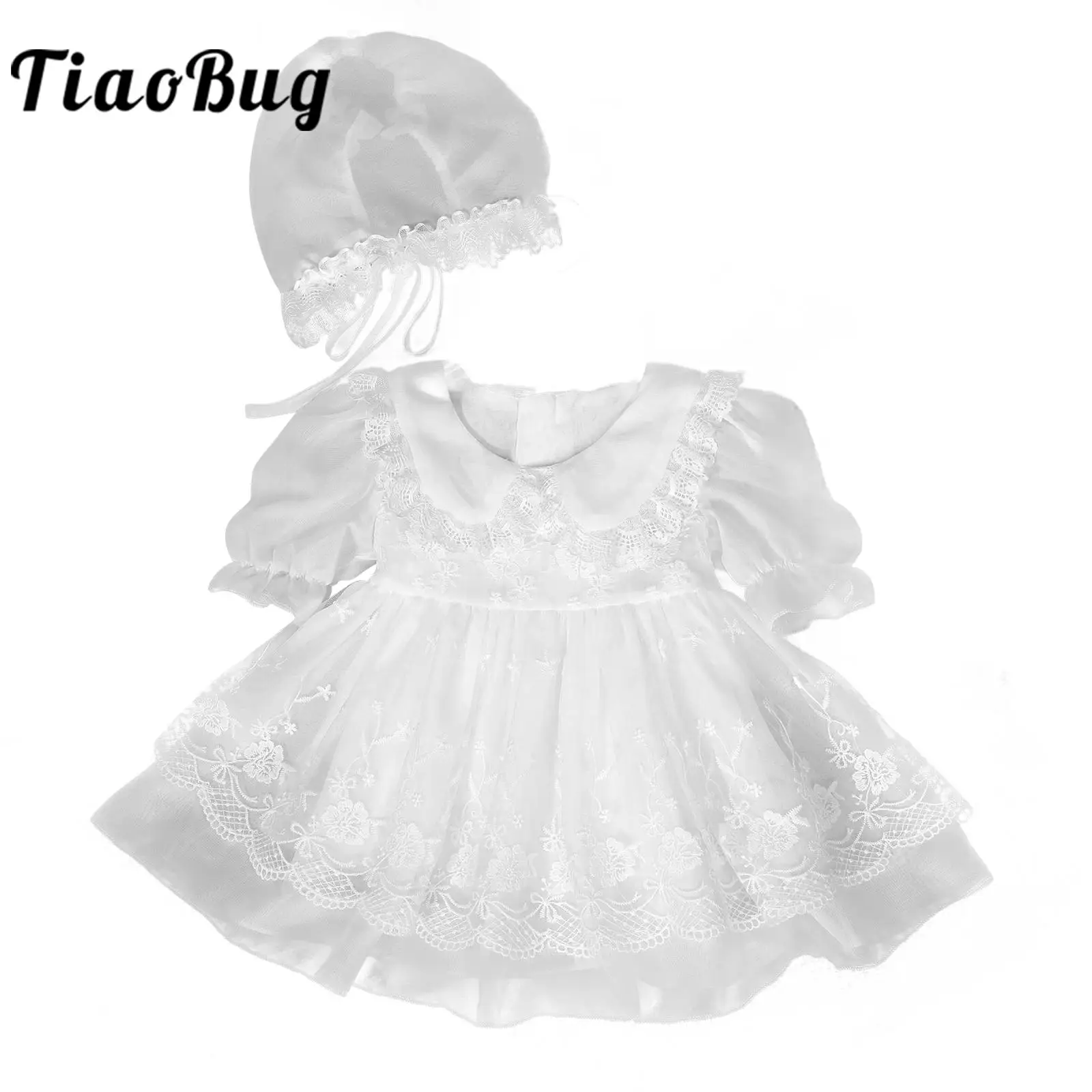 

Детское кружевное платье с вышивкой, на Возраст 3-24 месяца