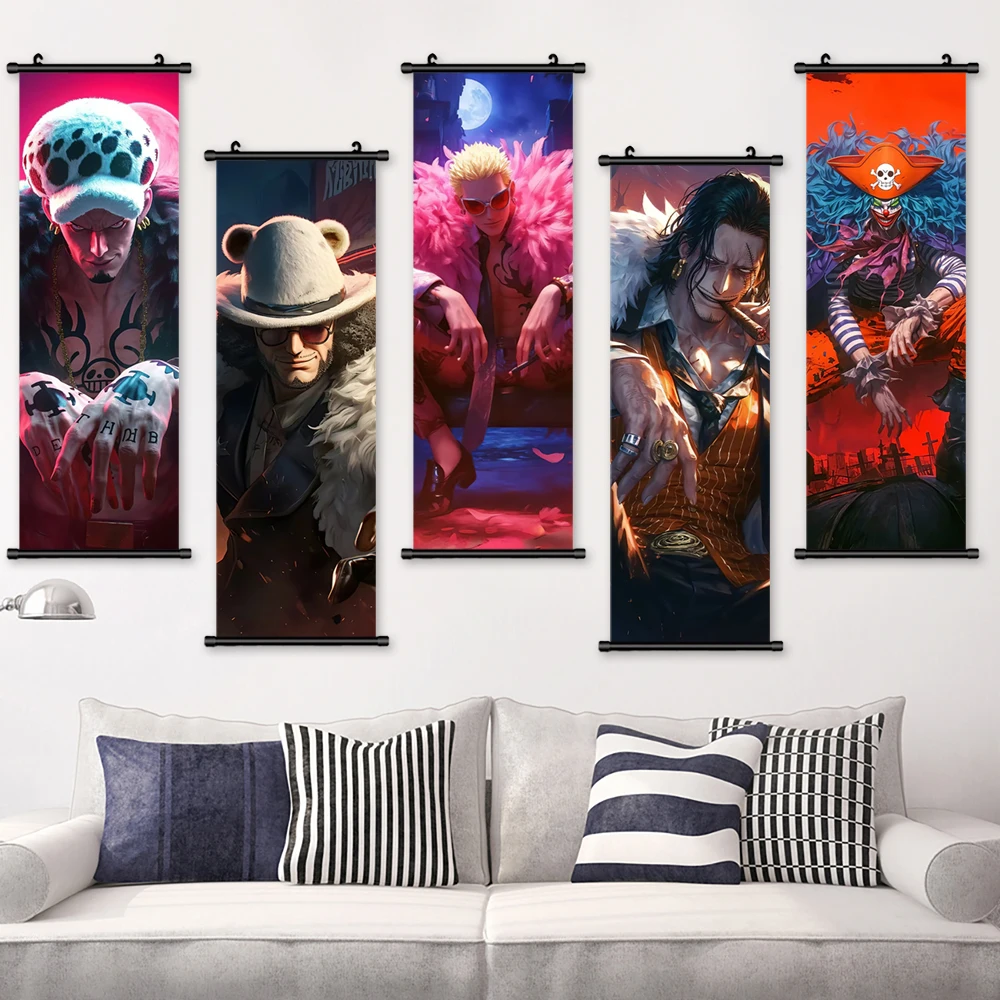 One Piece Canvas HD Print hanboa Cock Wall Art плакат &quotZoro&quot Аниме вывесная картина мультяшная
