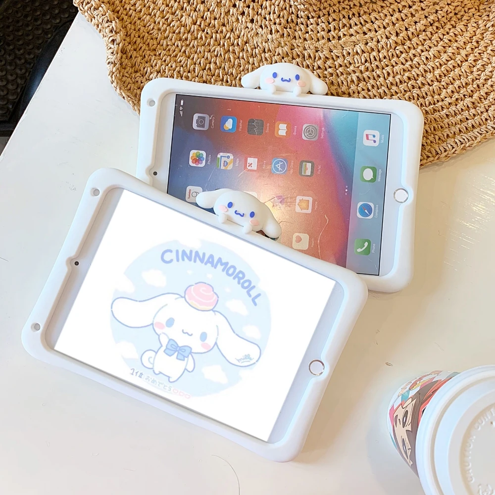 

Симпатичный чехол Cinnamoroll для IPad 9 8 7 Gen, чехол для iPad Air 1 2 3 Mini 4 5 6 Pro 11, мягкий чехол для планшета iPad, чехол с подставкой