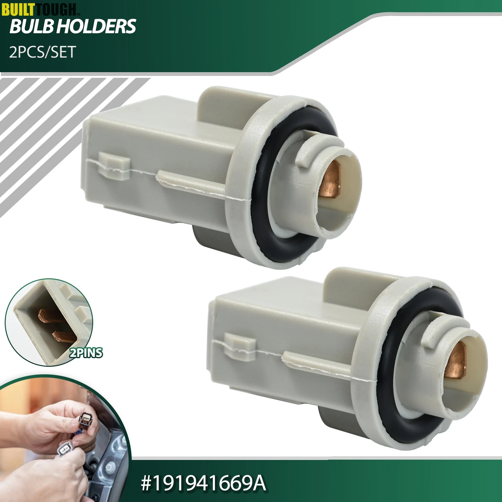 

2 шт. автомобильные держатели ламп, автомобильные инструменты для VW T4 Transporter 1990-2003 гг. 191941669 Автоаксессуары для бокового фонаря