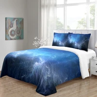 universe duvet cover set queen king size galaxy planet pattern comforter cover 1 starry sky duvet cover 2 pillowcases
