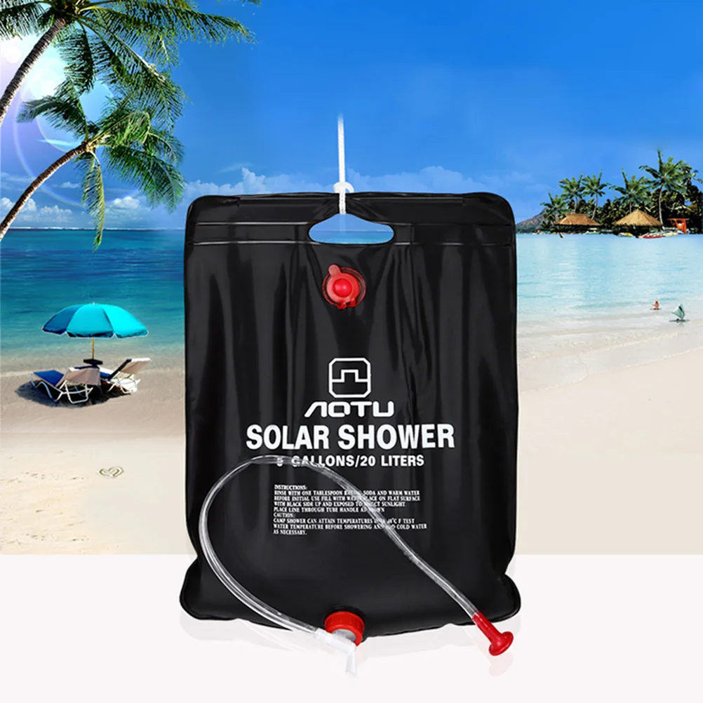 

20L Solar Camping Shower Bag Outdoor Travel Hiking Solar Heated Hot Portable Water Bag