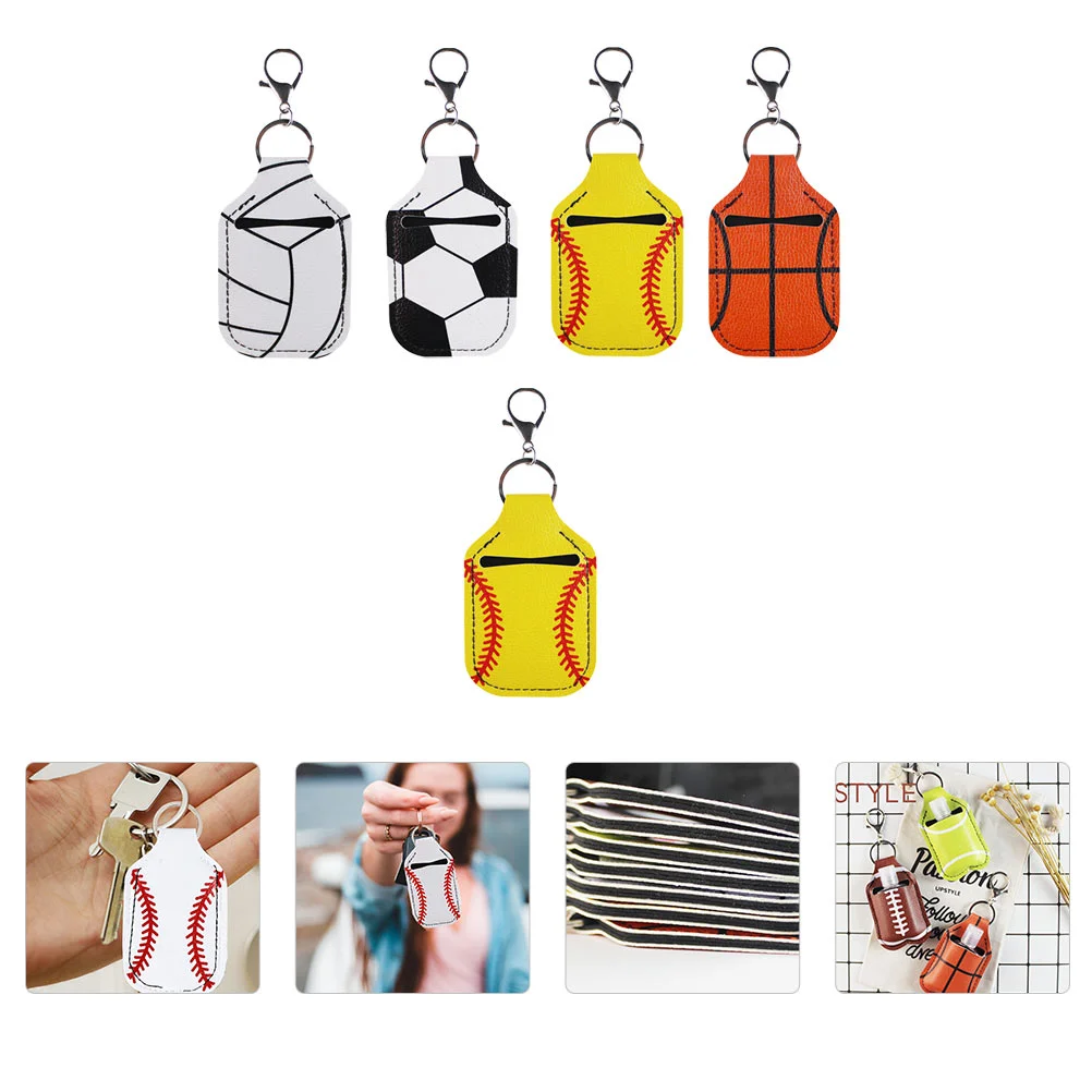 

Bottle Keychain Travel Holder Liquid Container Sub Empty Lipstickhook Soap Squeeze Makeuplotion Cleaningfavor Fan Bottling