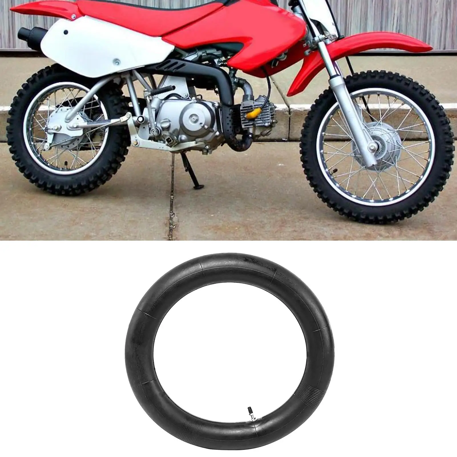 Внутренняя трубка 80/100-10 надежная резиновая камера для легкой езды замена камеры