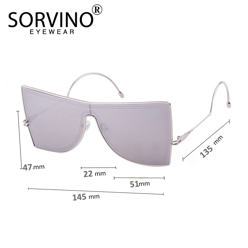 Мужские и женские солнцезащитные очки SORVINO дизайнерские в стиле ретро с