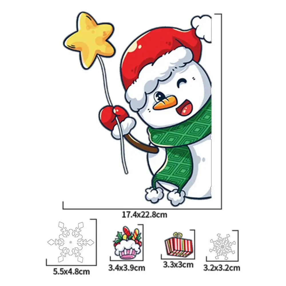 

Рождественские оконные наклейки BQ276