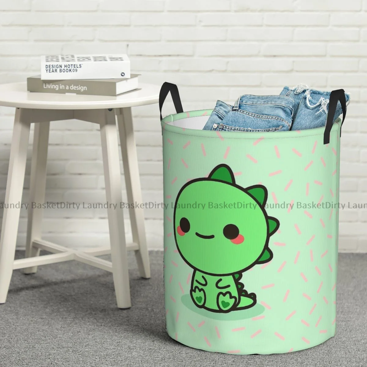 

Laundry Basket Sundries Storage Bucket Dinosaur Kid Foldable Toy Storage Dirty Clothes Container Folding Bag