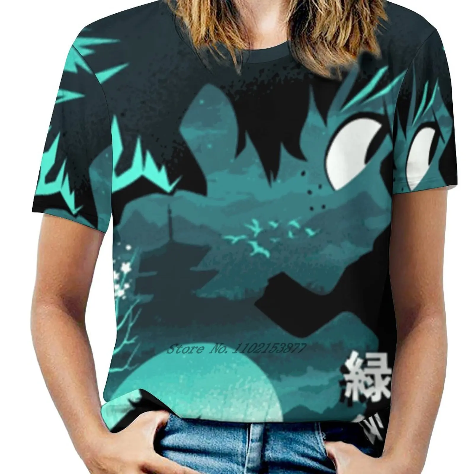 Аниме Герой Деку | Идеальный подарок Женские футболки в стиле аниме топы с